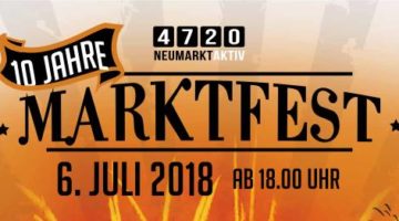 10. Marktfest 2018 am 6. Juli 2018